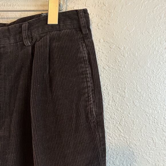 VTG Corduroy Pants Colours Alexander Julian 34* Preppy Grandpacore Pleated Cords - Picture 5 of 11